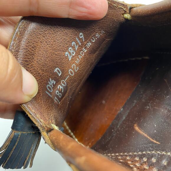 Eastland Vintage Brown Leather Loafer Made in USA Mens Size 10.5 - Picture 6 of 8